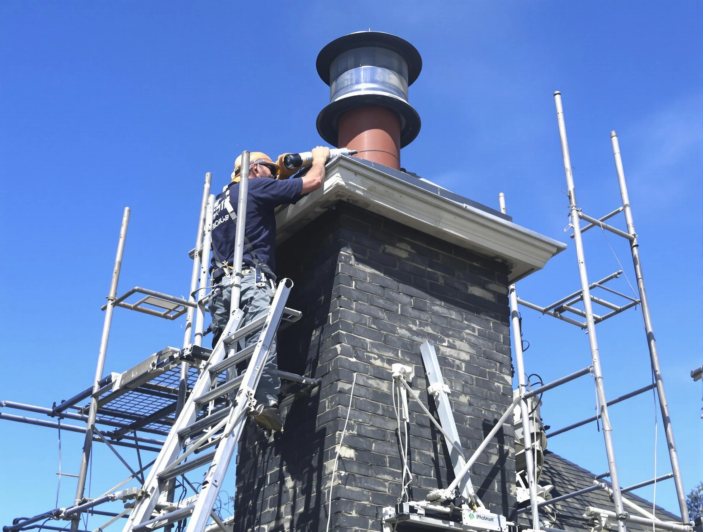 Sturdy chimney crown finished by Englewood Chimney Sweep in Englewood, NJ