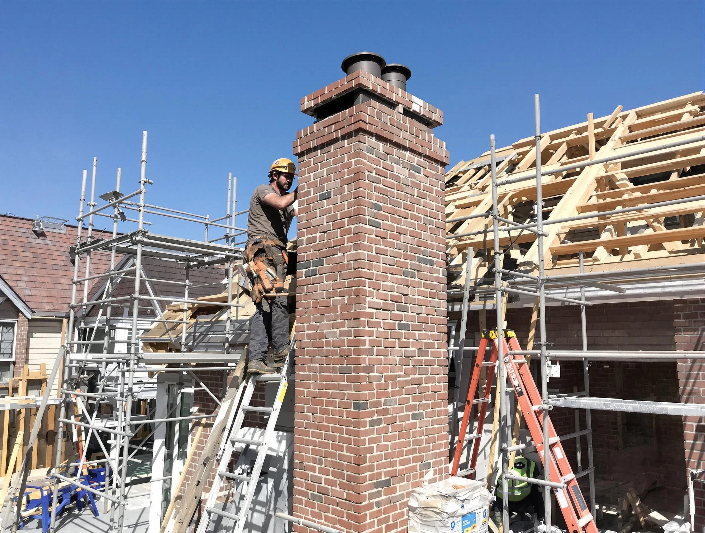 New chimney installation completed by Englewood Chimney Sweep in Englewood, NJ