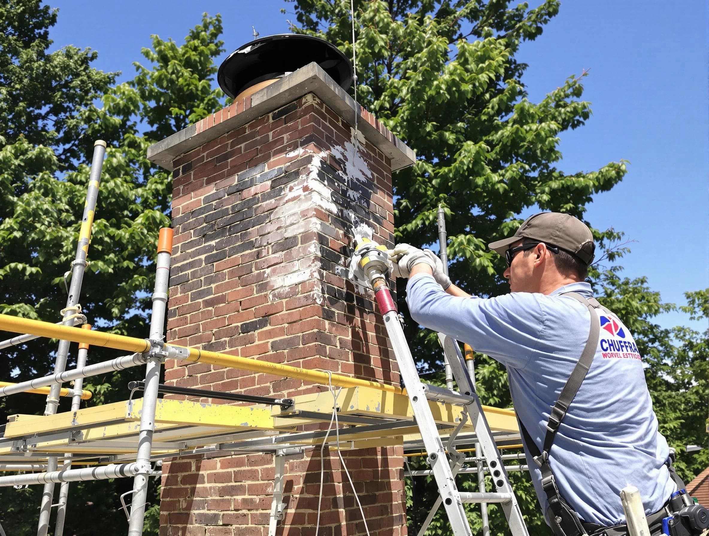 Structural chimney repair by Englewood Chimney Sweep in Englewood, NJ