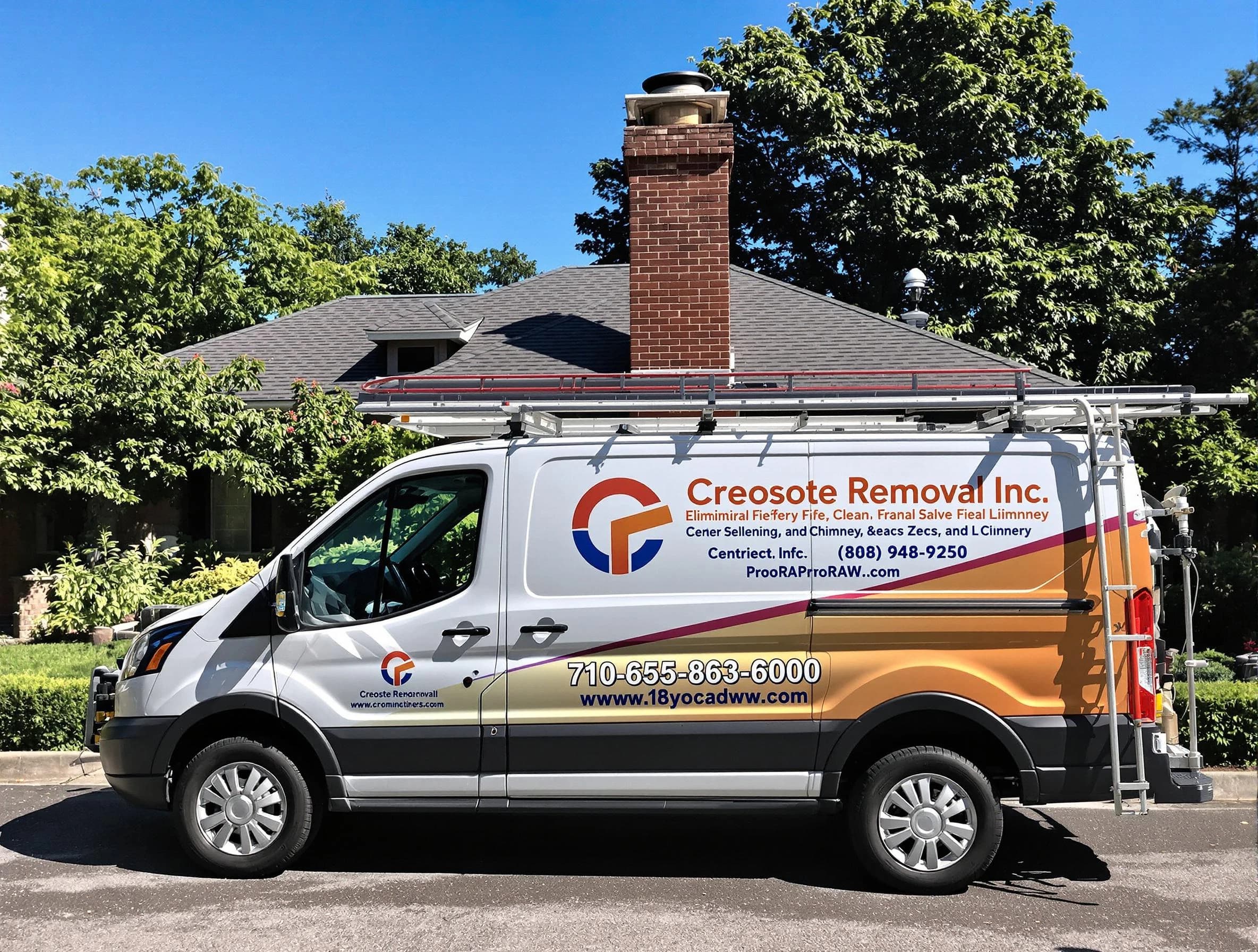 Englewood Chimney Sweep technician removing creosote safely in Englewood, NJ