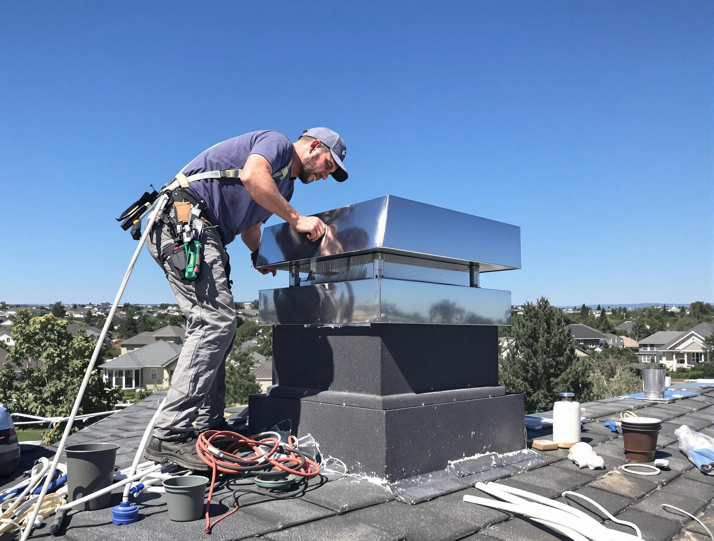 Chimney Cap Services service in Englewood, NJ