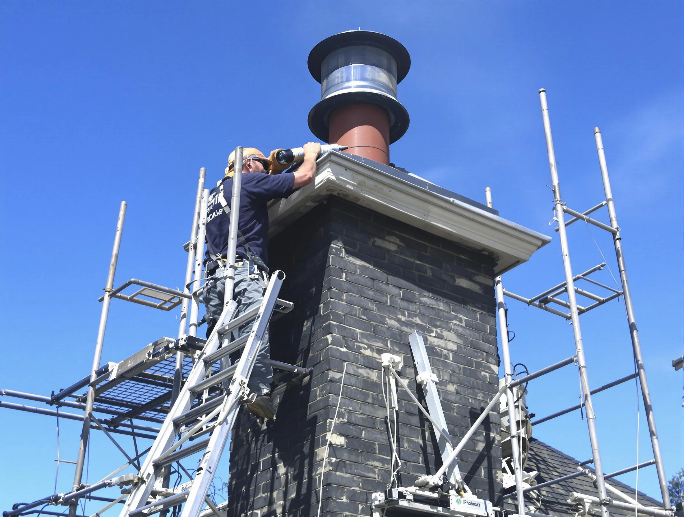 Sturdy chimney crown finished by Englewood Chimney Sweep in Englewood, NJ
